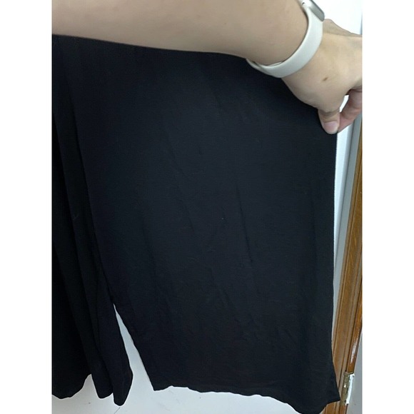 Carolina Belle Montreal Wide Leg Sleeveless Crop Jumpsuit Black Plus Sz 1X NEW - Picture 3 of 6